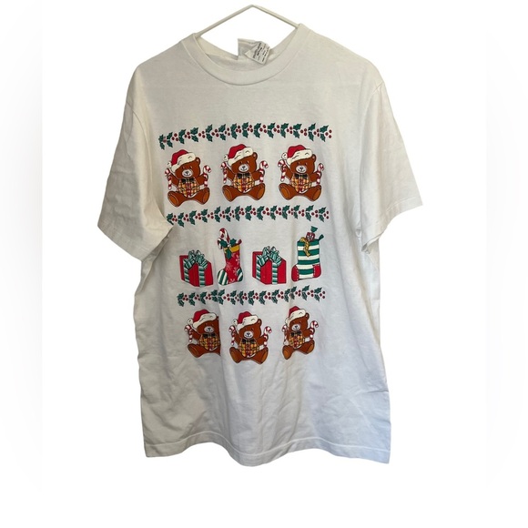 casual knitwear Other - Vintage Christmas Teddy Bear Tee M